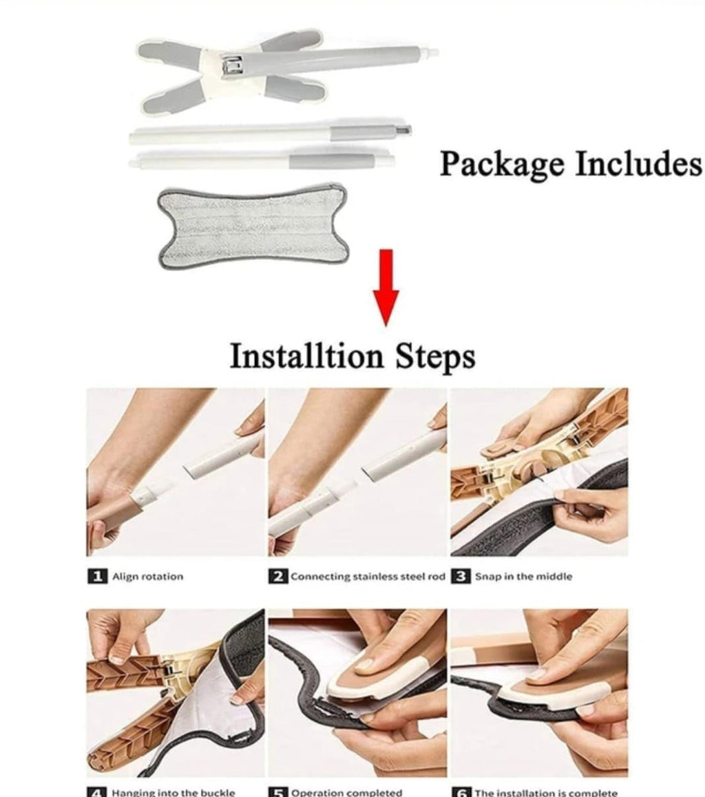 Microfiber Flat Mop for Floor Cleaning